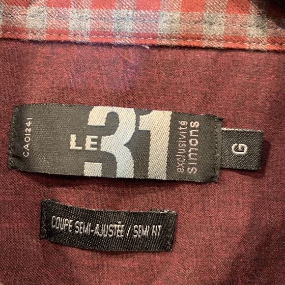 Le 31 (Simons) – Men’s Semi-Fitted Button-Up Shirt - Picture 5 of 6